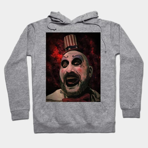 Captain Spaulding Hoodie by RG Illustration